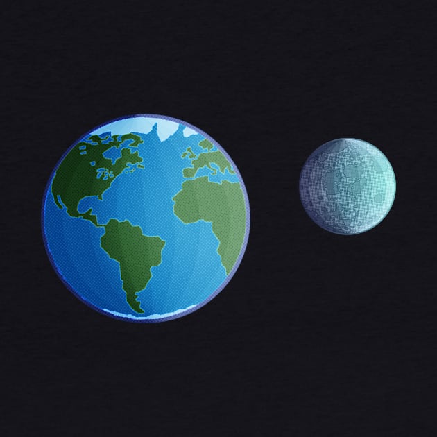 Earth & Moon by andyjhunter